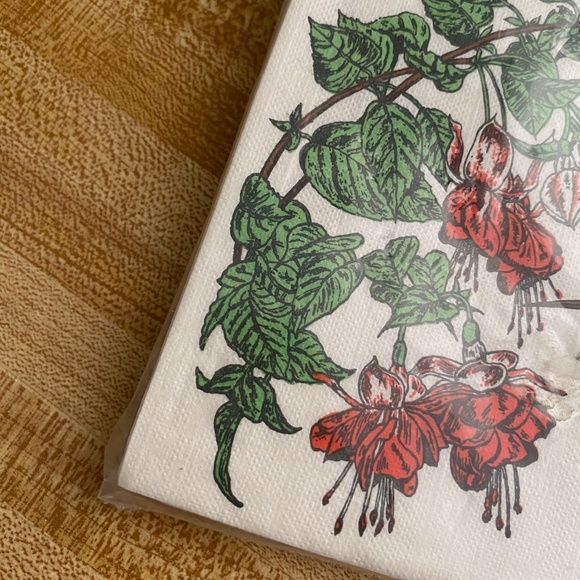 VTG 1970s Hummingbird Paper Napkins Set of 30 - Picture 3 of 7